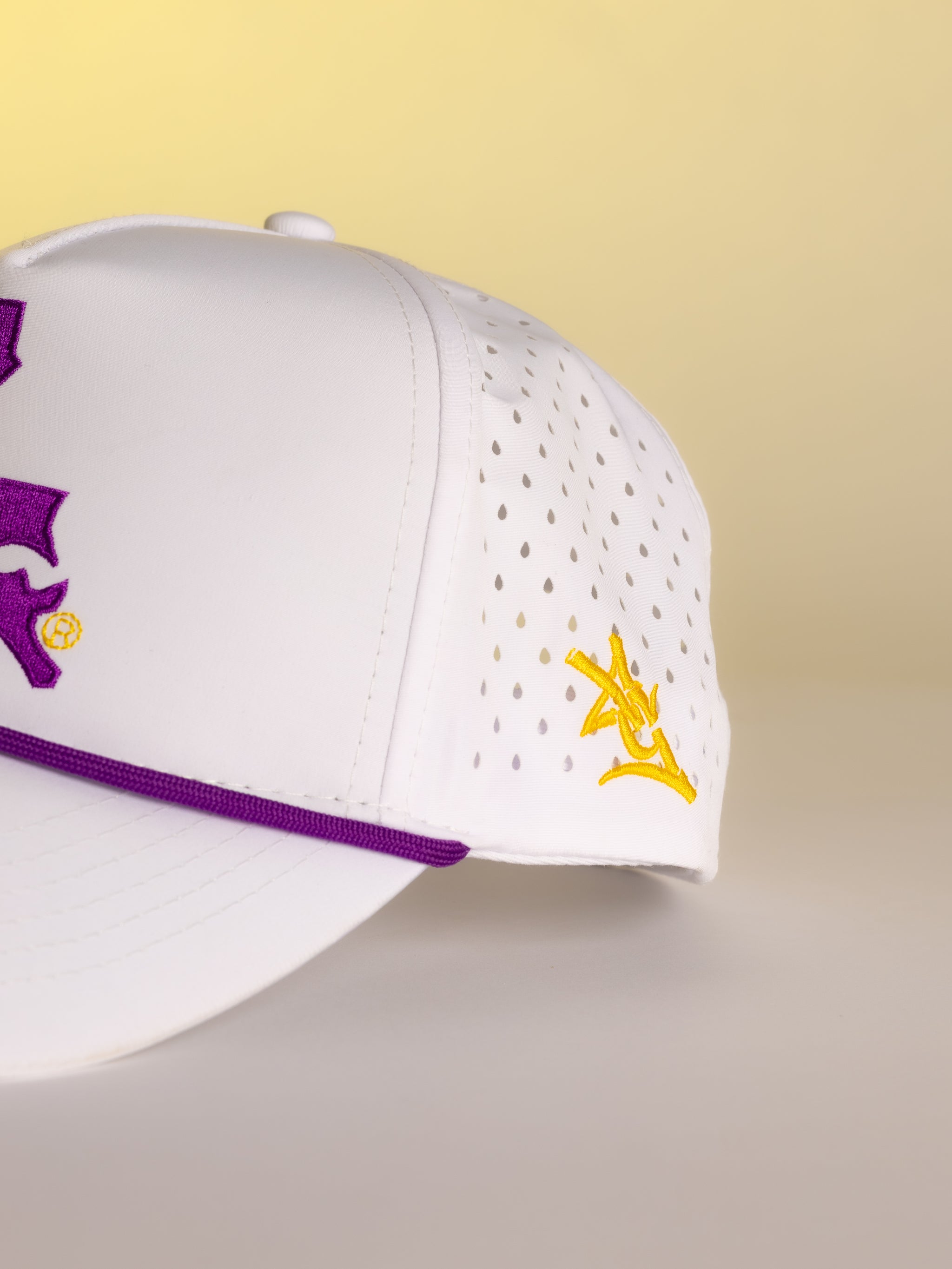 White LSU State Hat