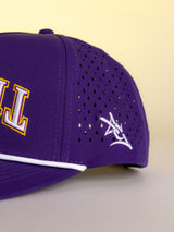 Purple LSU Flipped Tiger Hat
