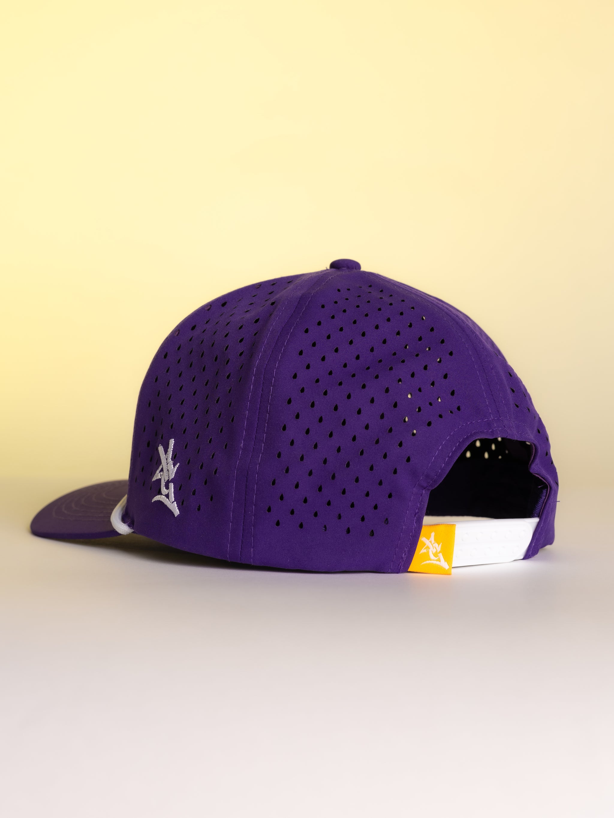 Purple LSU Flipped Tiger Hat