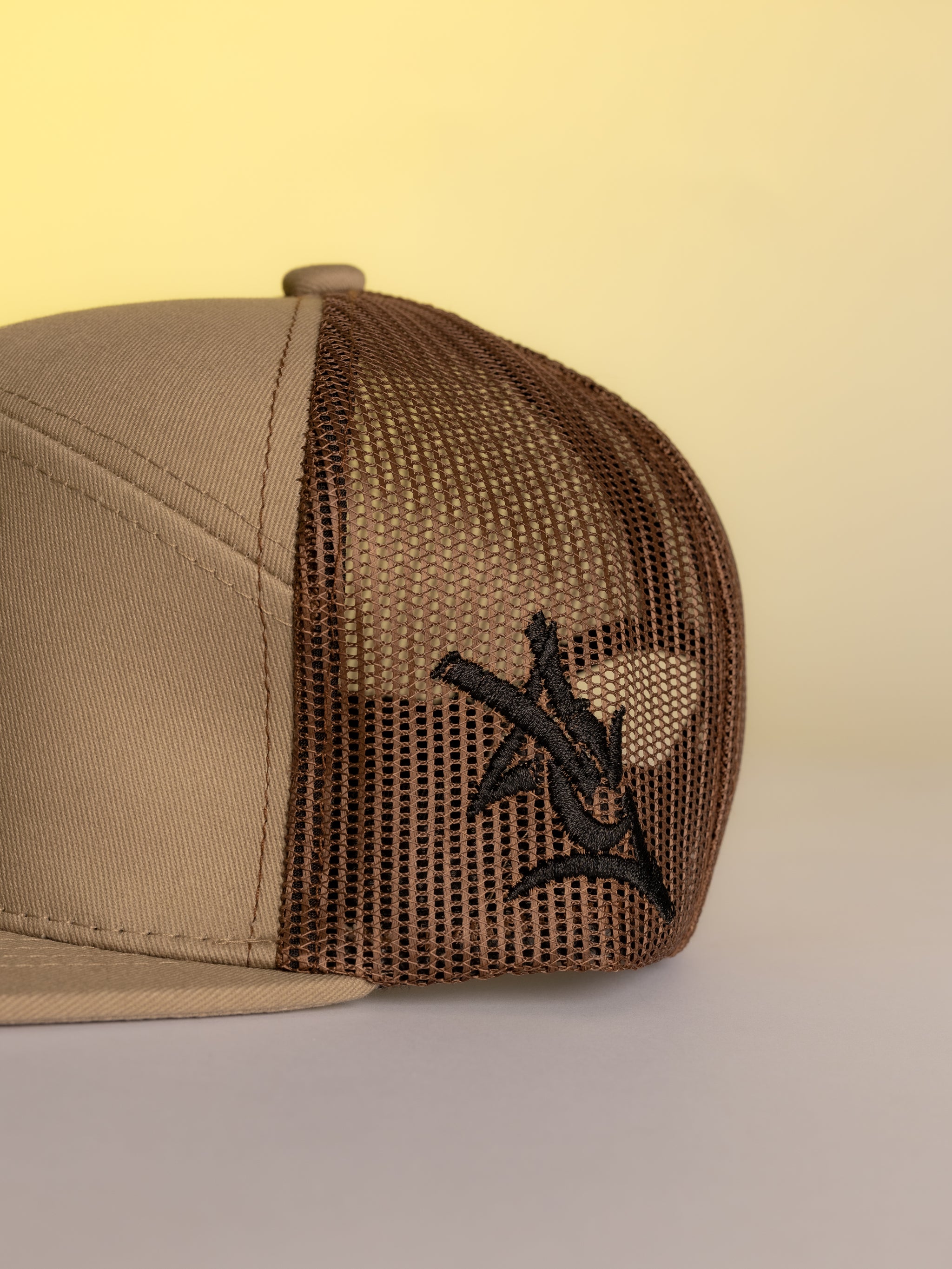 Brown LSU Leather Patch Hat