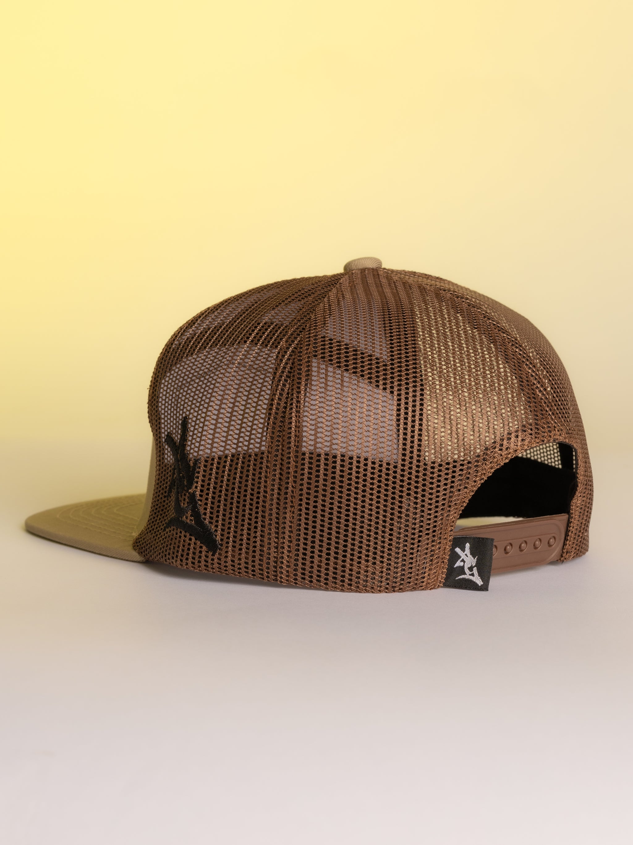 Brown LSU Leather Patch Hat