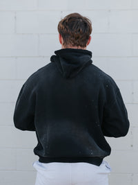 Black Acid Wash Hoodie