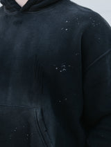 Black Acid Wash Hoodie