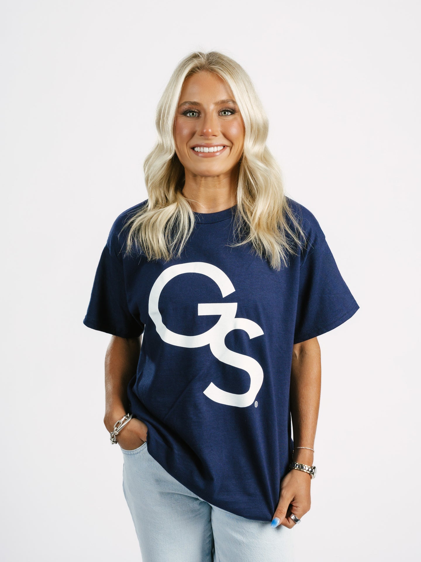 Navy GS Tee