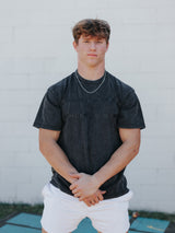 Black AG ATHLETIC DEPT Boxy Tee