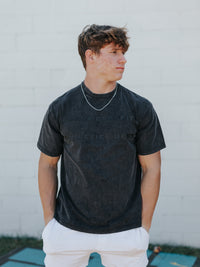 Black AG ATHLETIC DEPT Boxy Tee