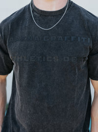 Black AG ATHLETIC DEPT Boxy Tee