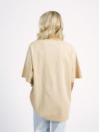 Gold Embroidered GATA Tee