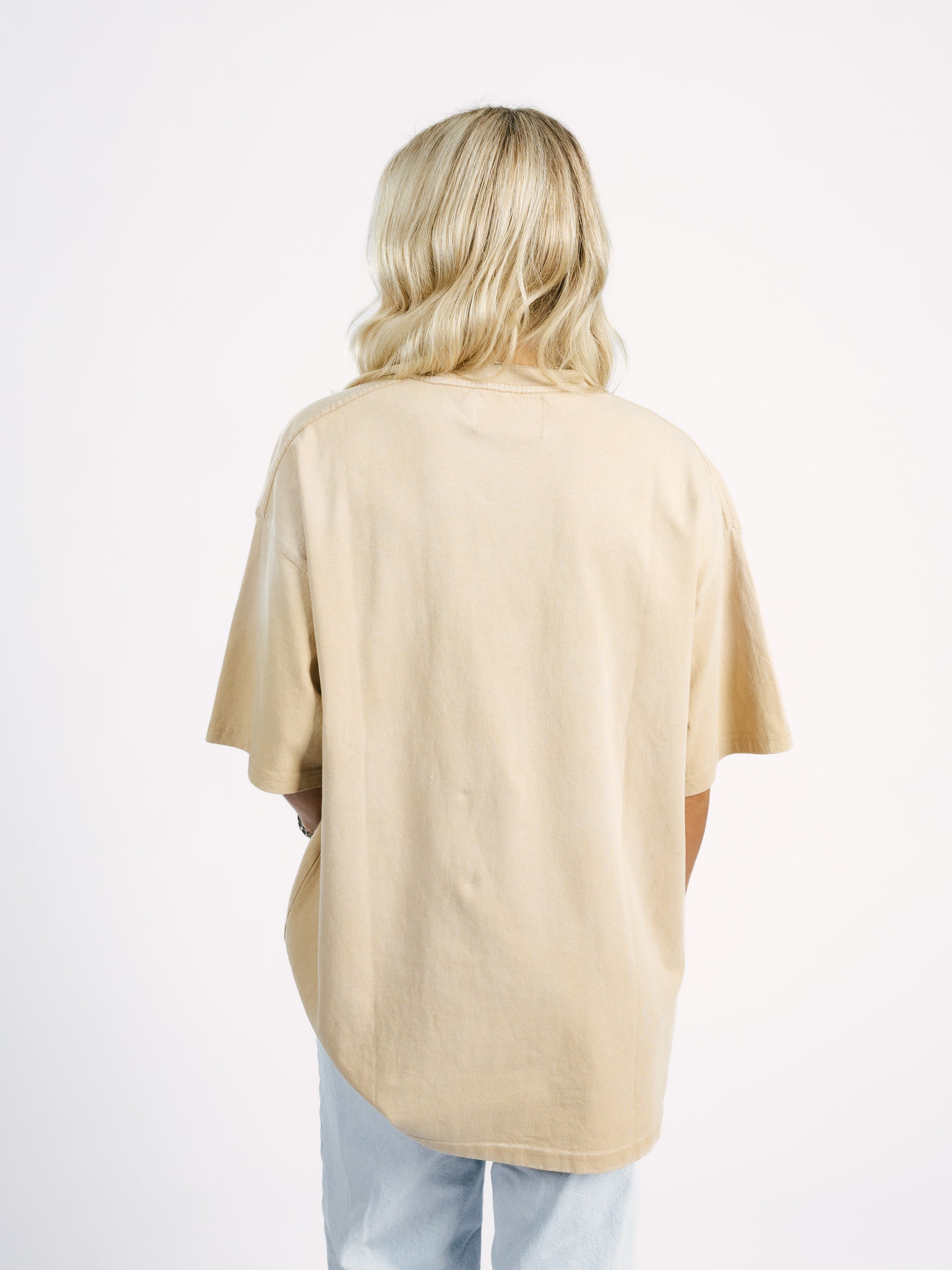 Gold Embroidered GATA Tee