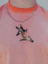 AG Orange Camo Acid Wash Tee
