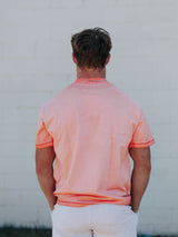 AG Orange Camo Acid Wash Tee