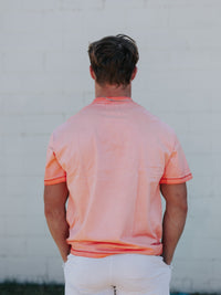 AG Orange Camo Acid Wash Tee