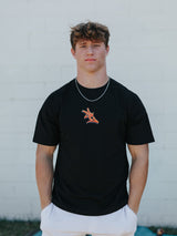 Black AG Front & Back Boxy Tee