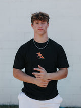 Black AG Front & Back Boxy Tee