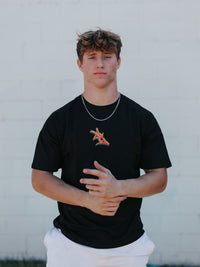 Black AG Front & Back Boxy Tee