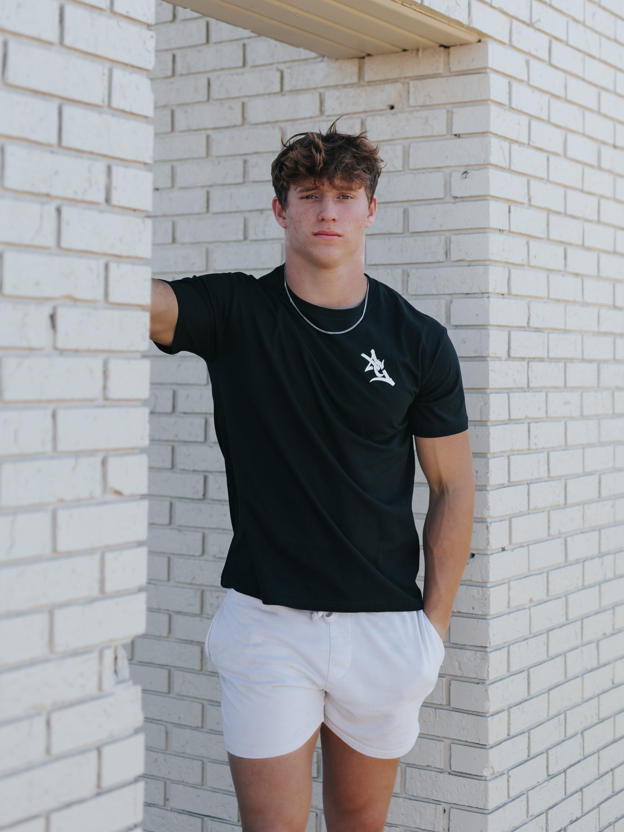 Black & White Arena Graffiti Tee