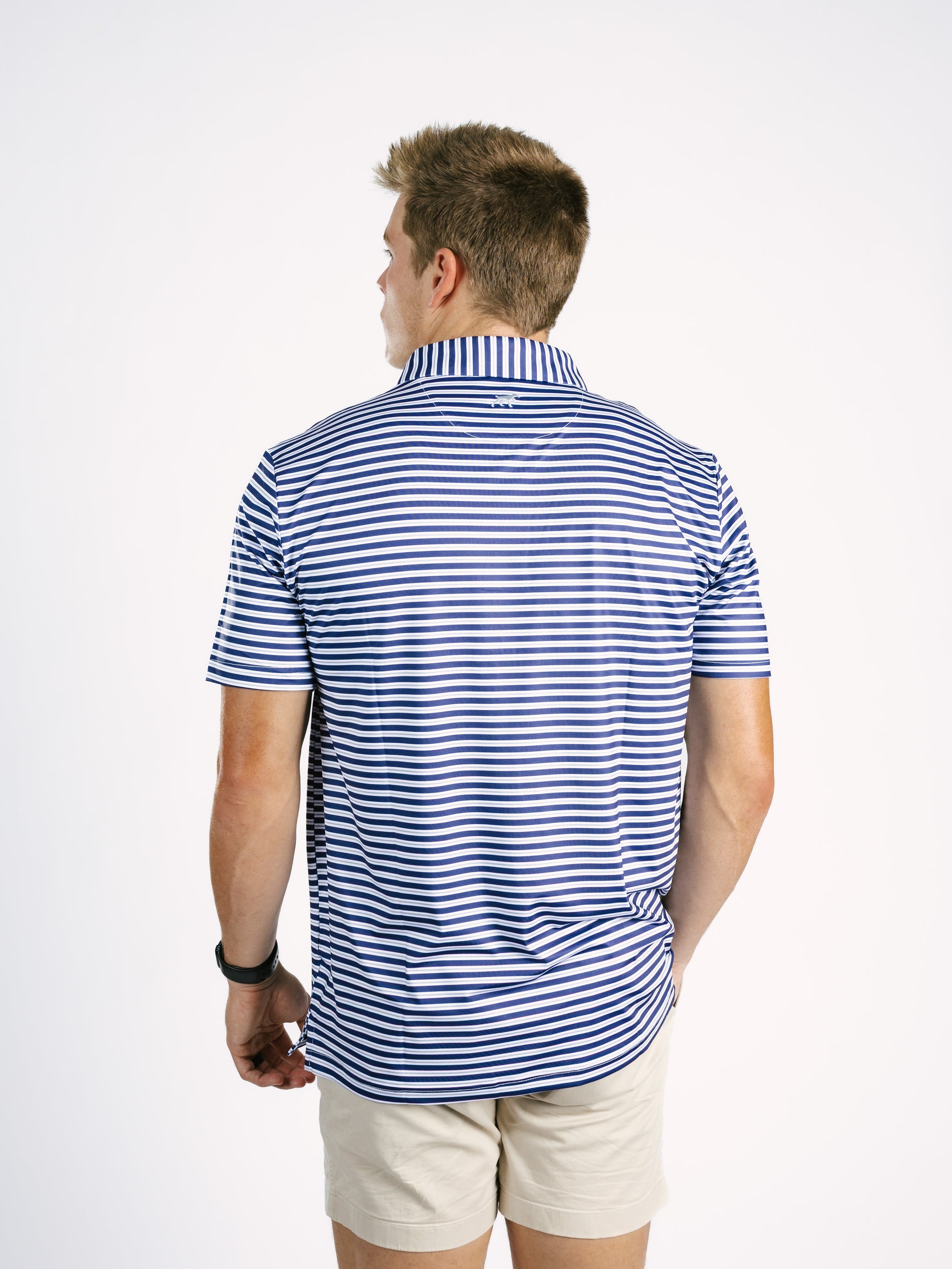 Striped Eagle Head Polo