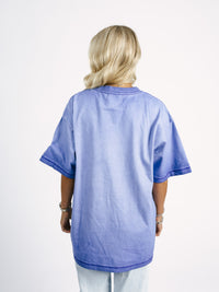 Blue GSU Eagle Head Tee