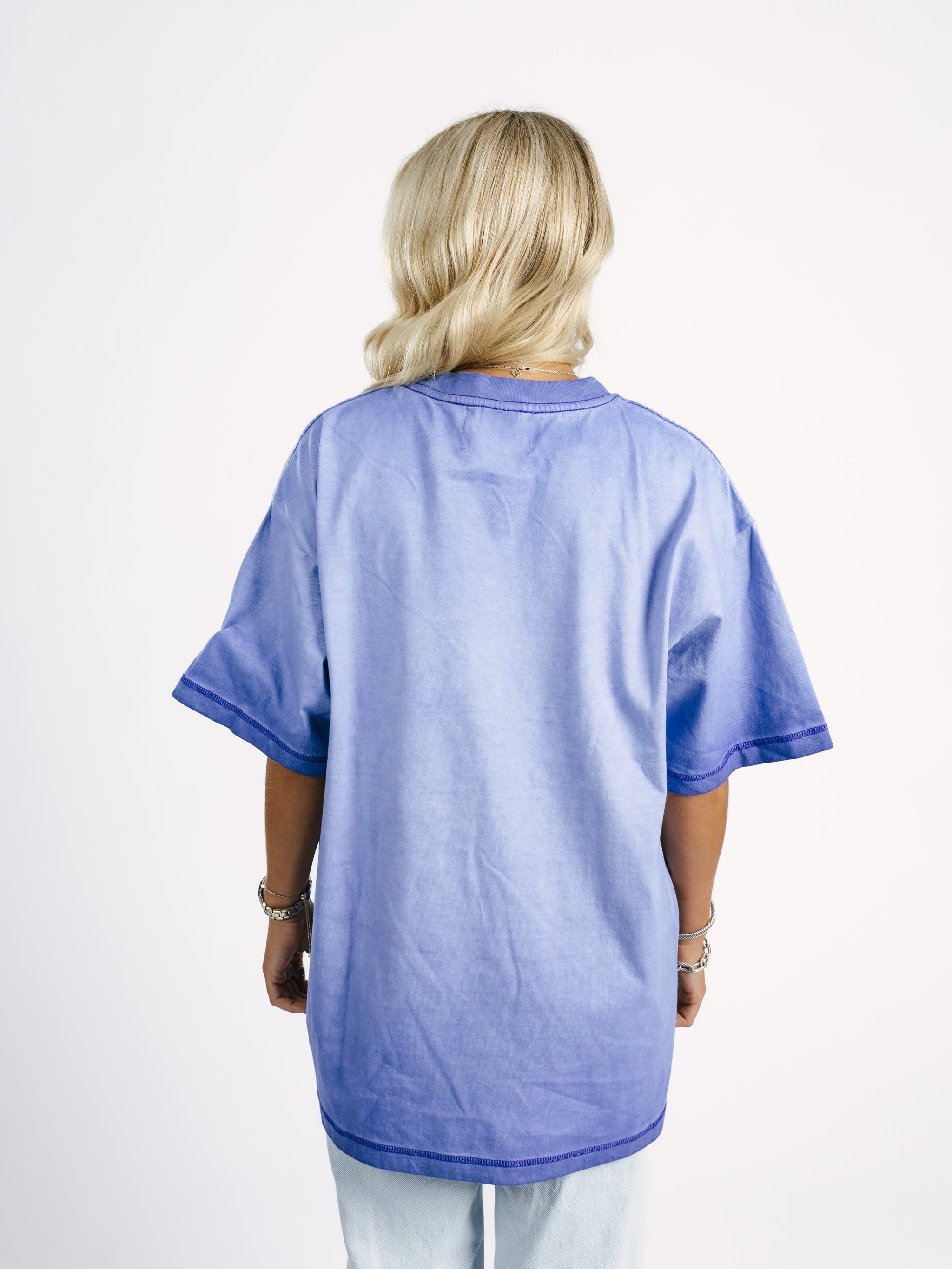 Blue GSU Eagle Head Tee