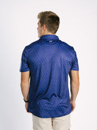 Navy Dotted Strutter Polo