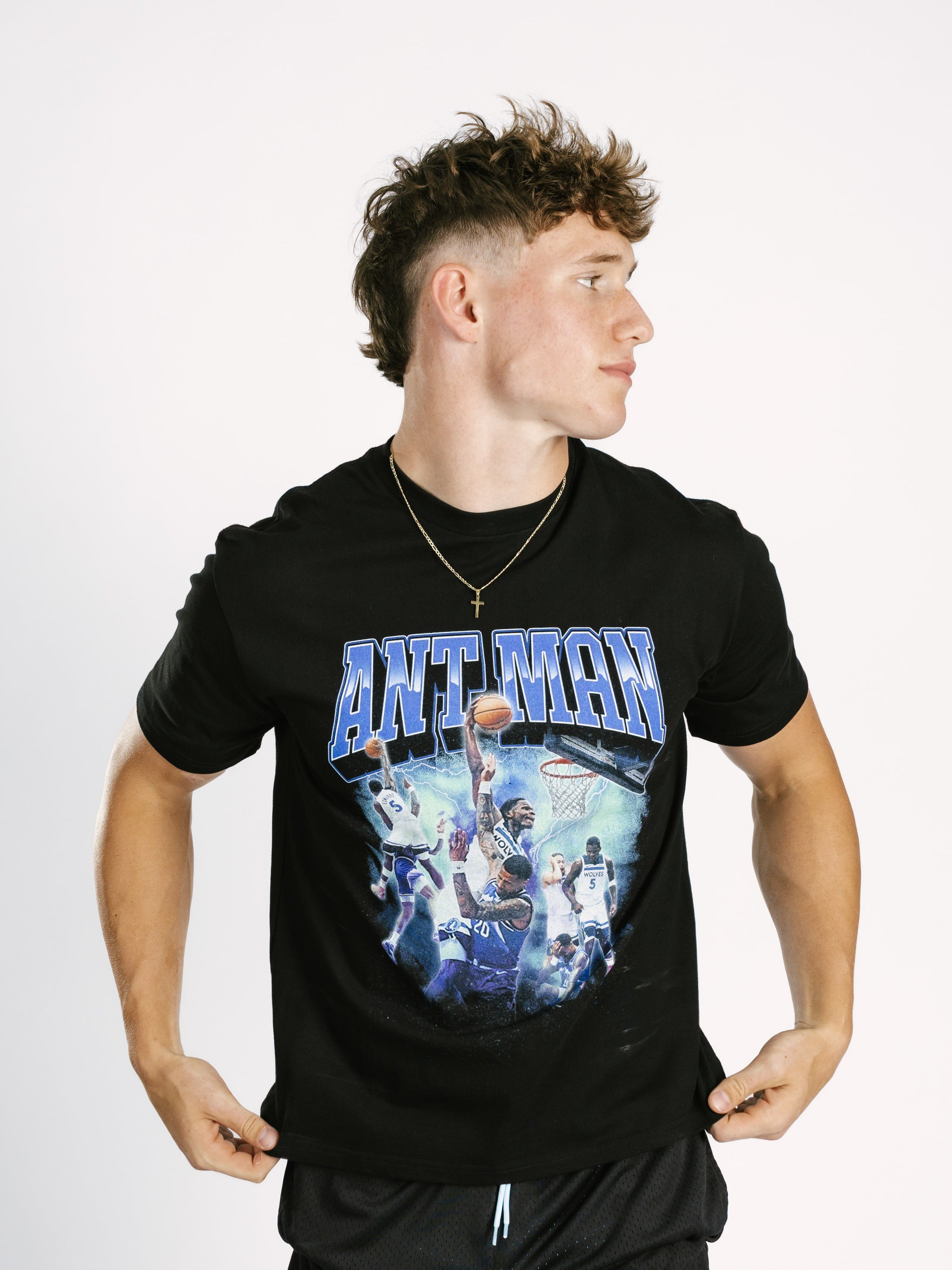 Black 'Ant Man' Boxy Tee