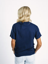 Navy Eagle Head Tee