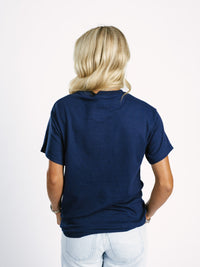 Navy Eagle Head Tee