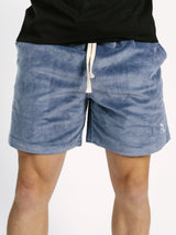 Blue Corduroy Shorts