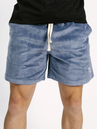 Blue Corduroy Shorts