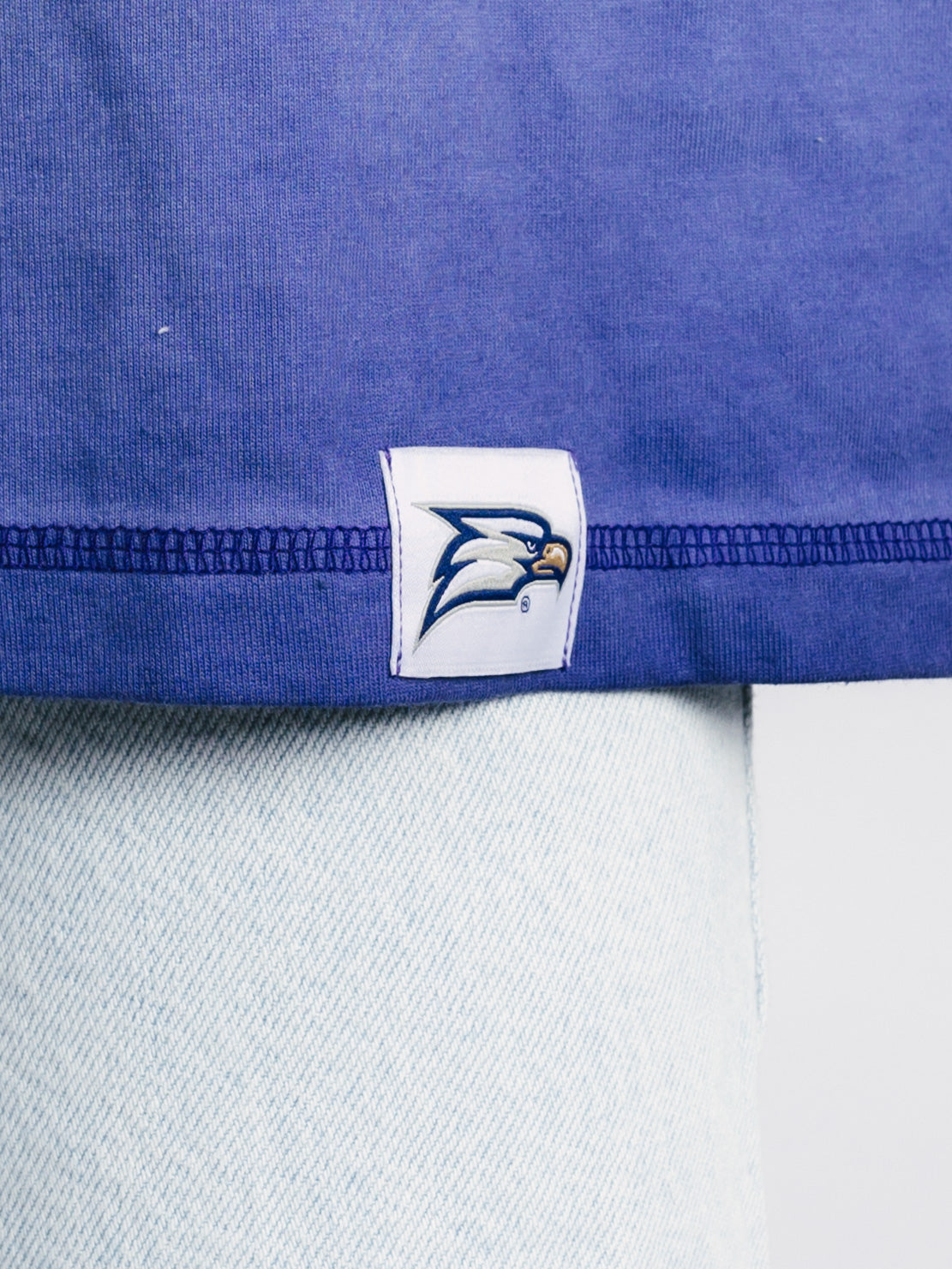 Blue '3' Tee