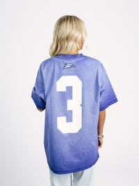 Blue '3' Tee