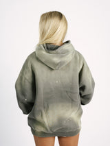 Grey Acid Wash Hoodie