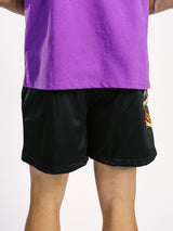 Black AG Graphic Mesh Gym Short