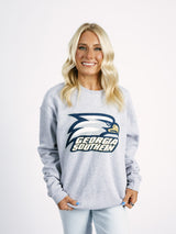 Grey Eagle Head Crewneck