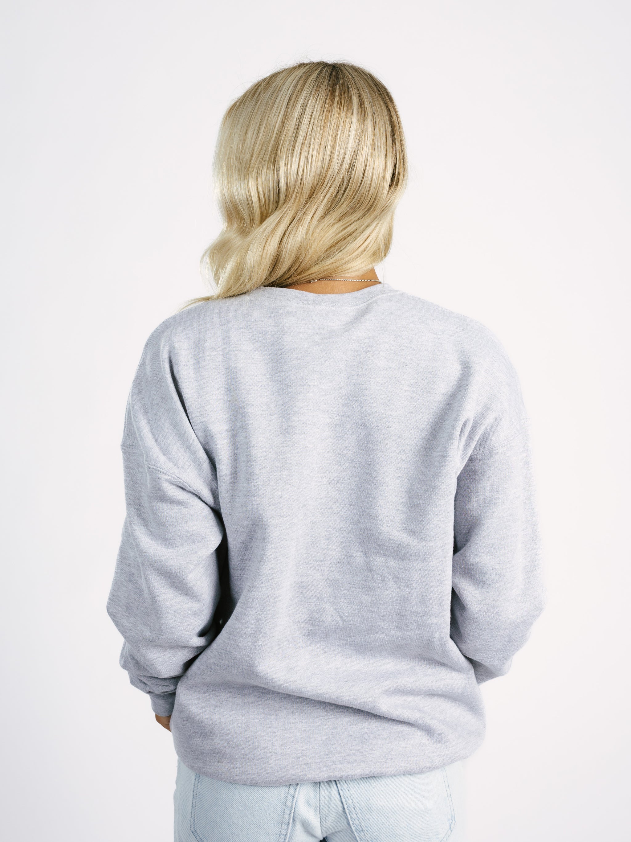 Grey Eagle Head Crewneck