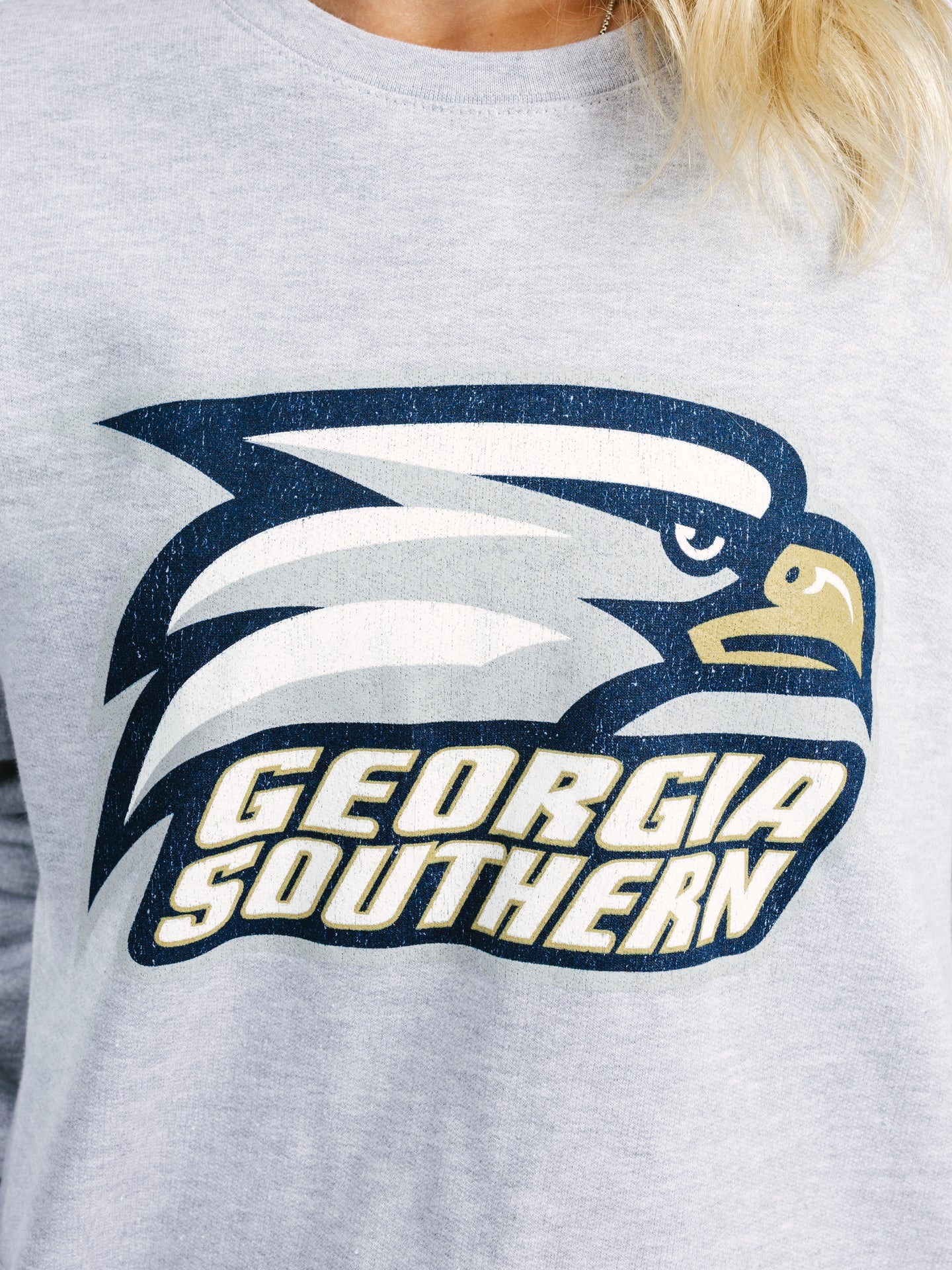 Grey Eagle Head Crewneck