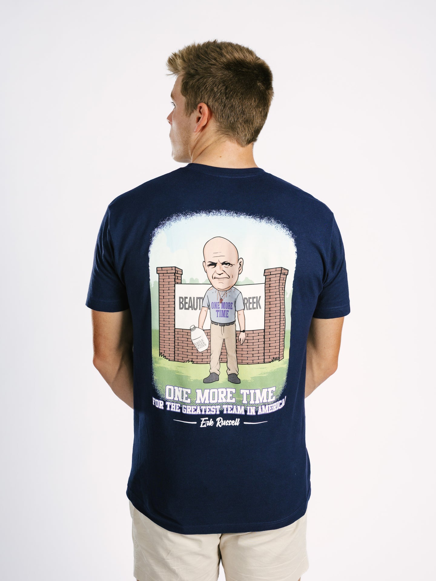 Navy Erk Russell Tee