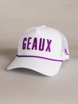 White 'Geaux' Mesh Hat