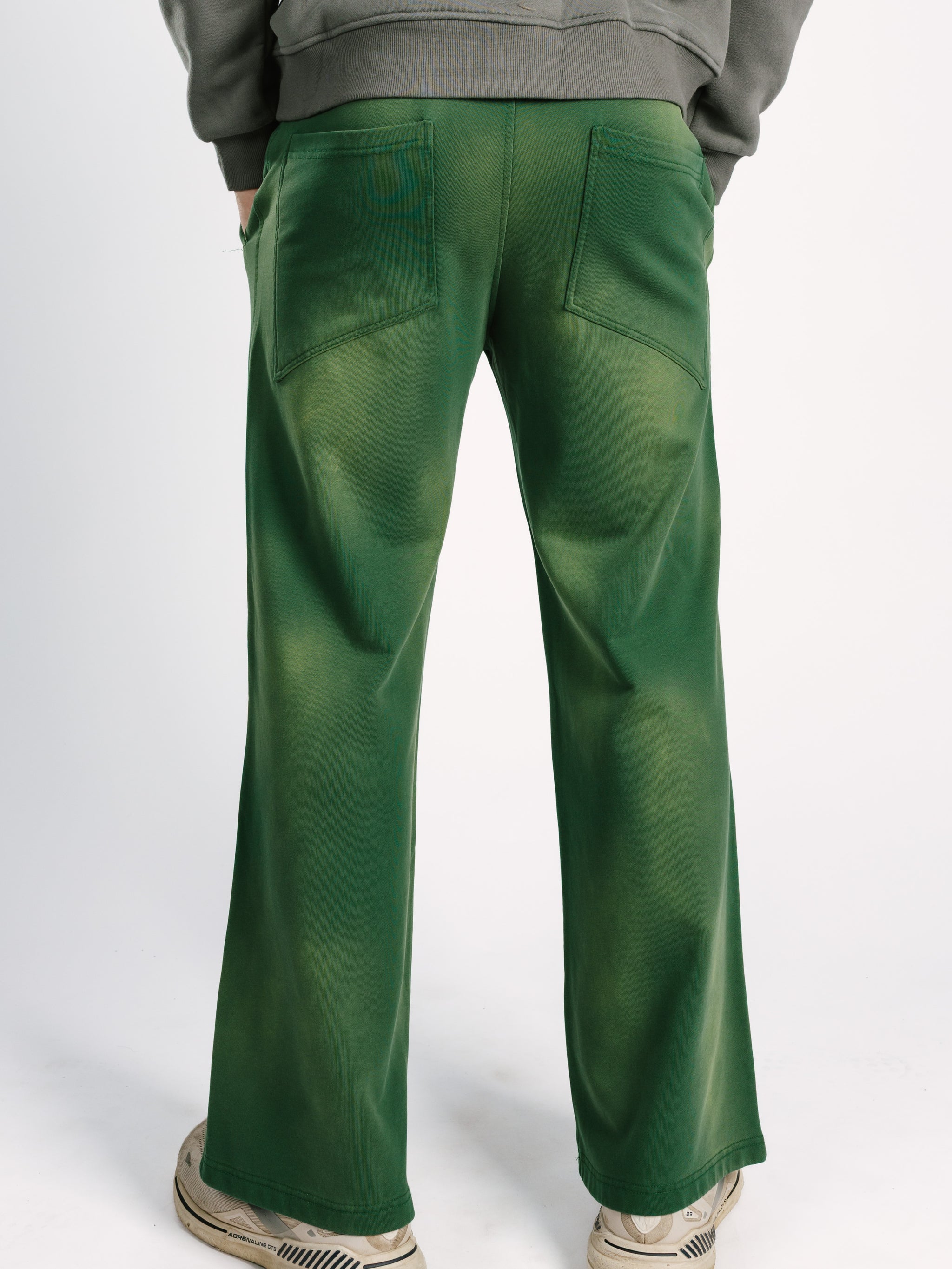 Green Acid Wash Sweatpants