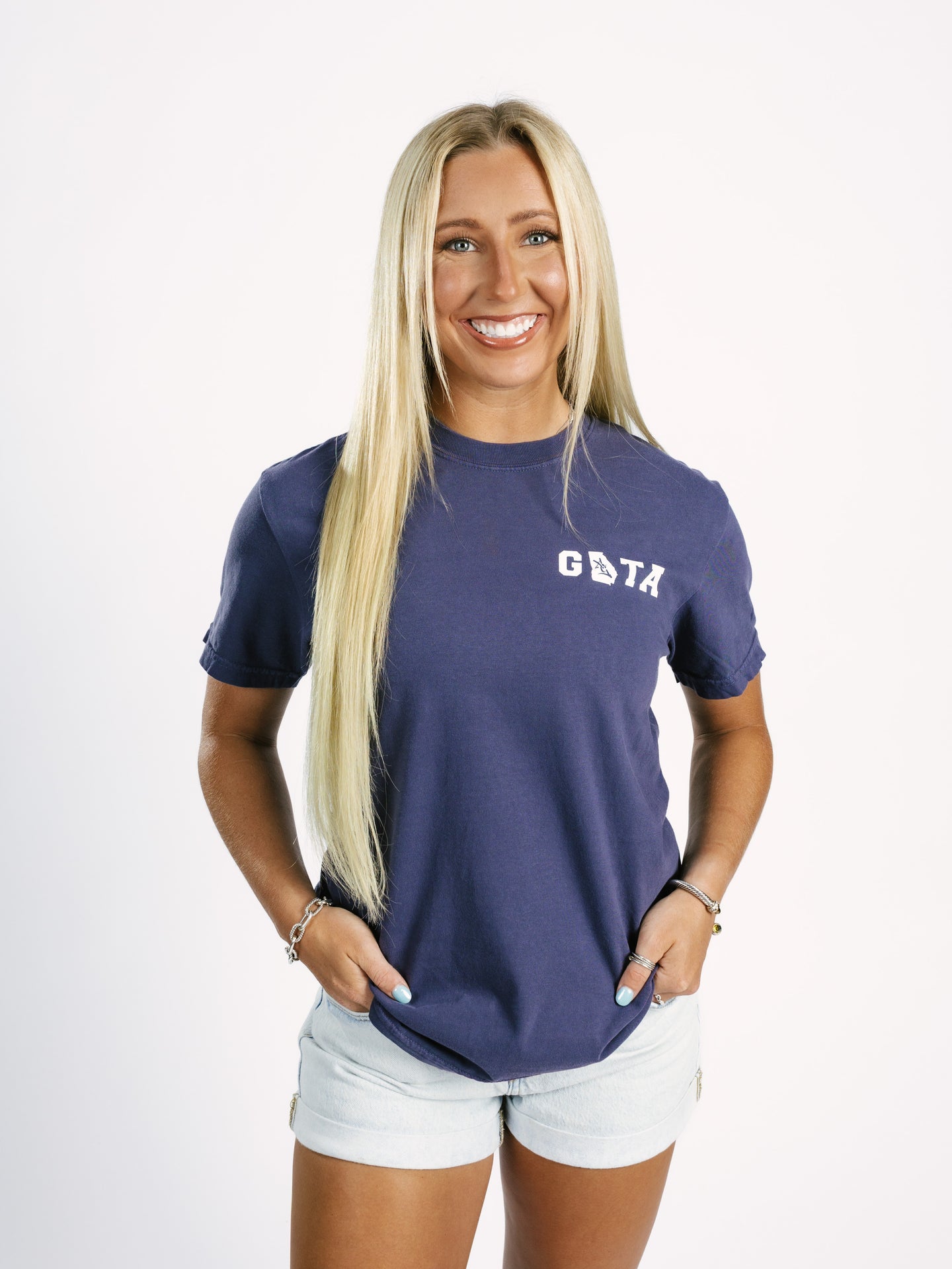 Navy 'Saturday in the Boro' Tee