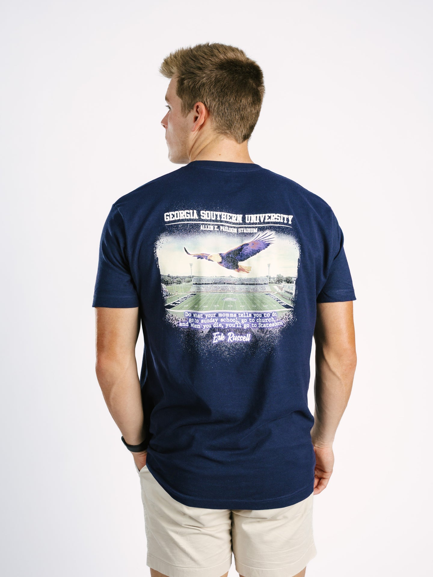 Navy Stadium Tee