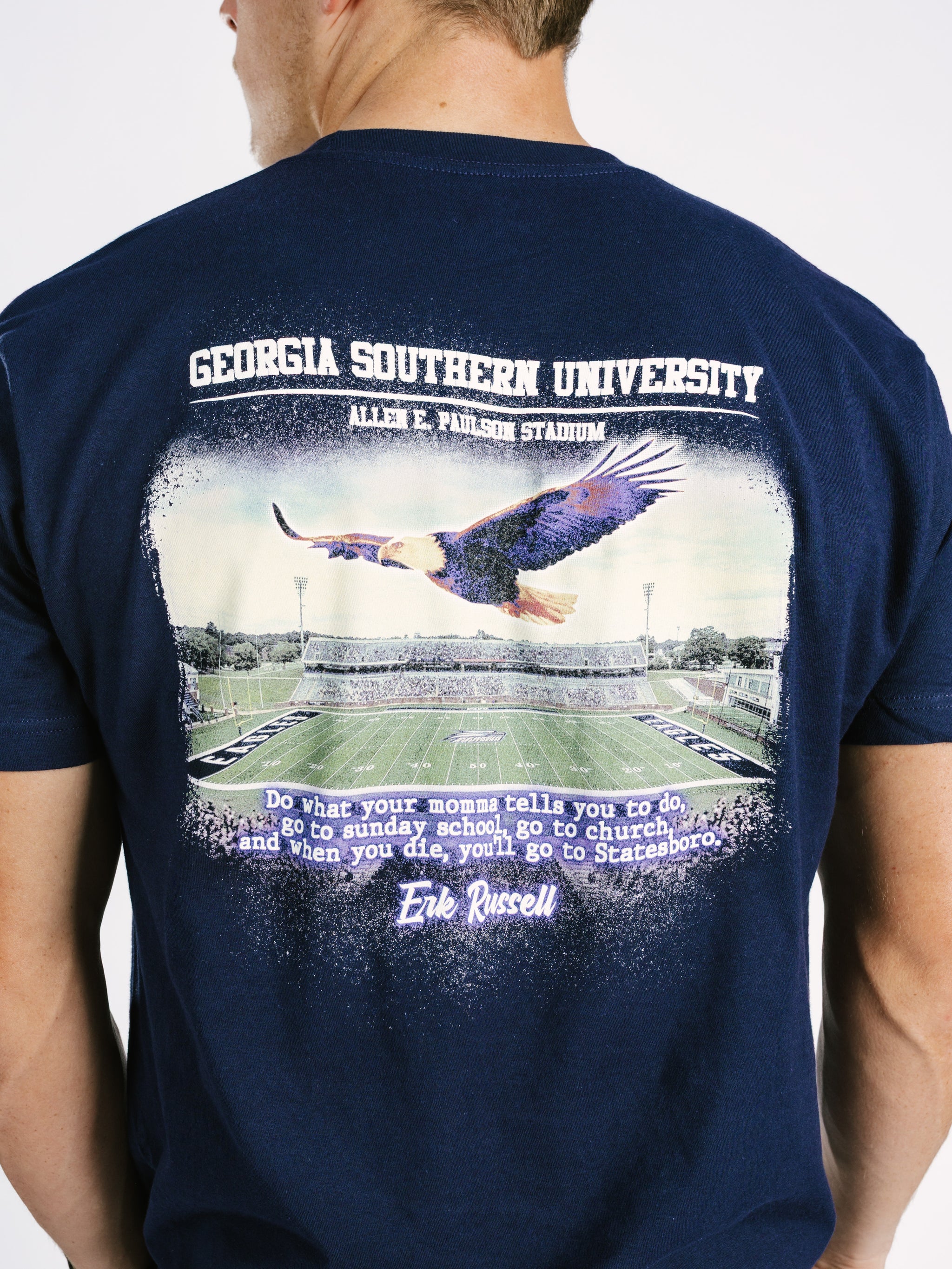 Navy Stadium Tee