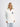 White Strutter Quarter Zip Pullover