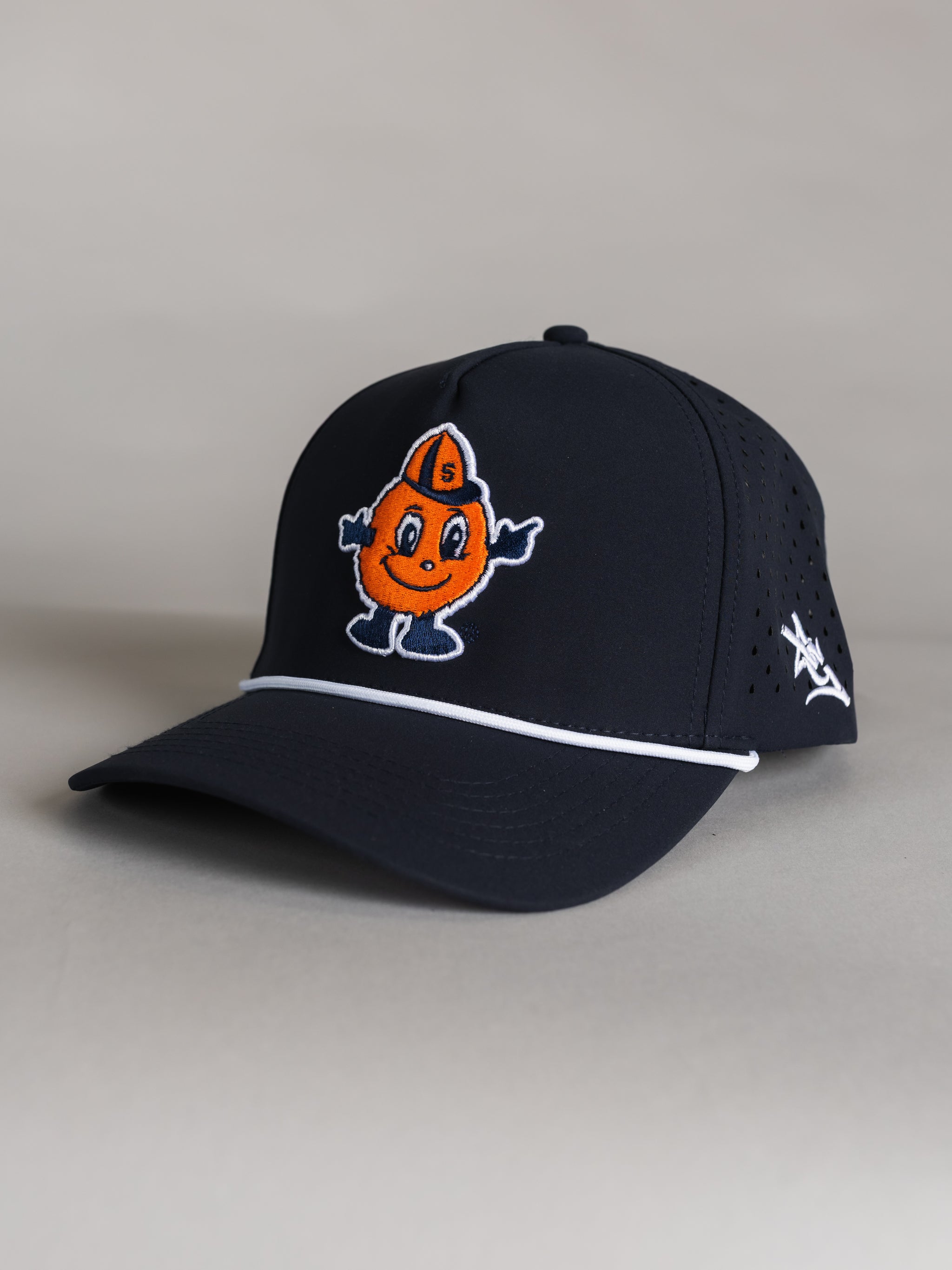 Navy Otto the Orange Roped Hat