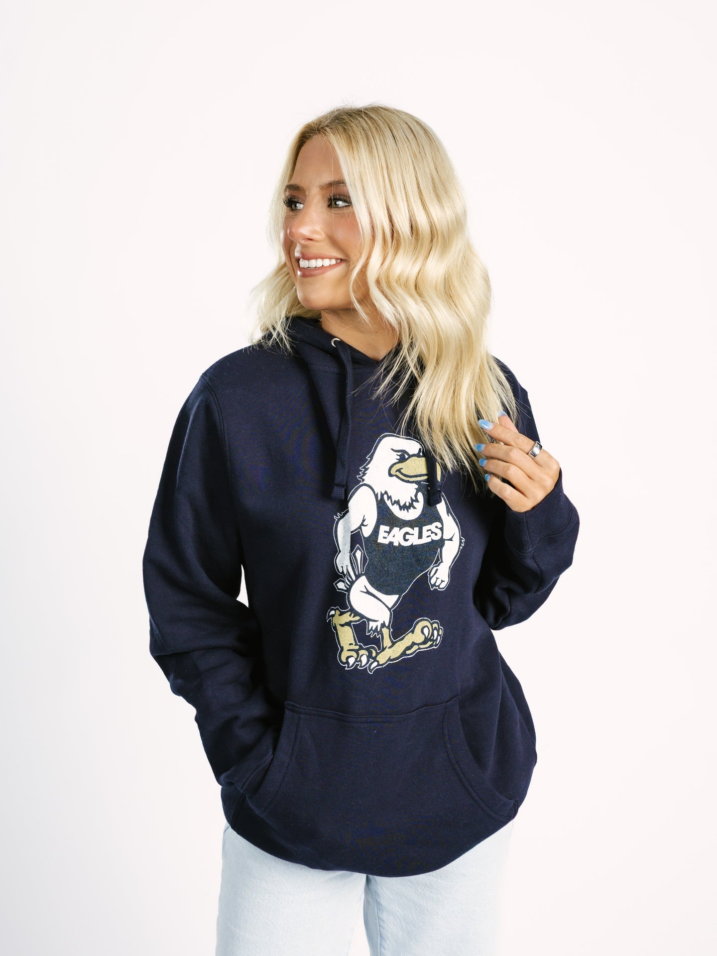 Navy Strutter Hoodie