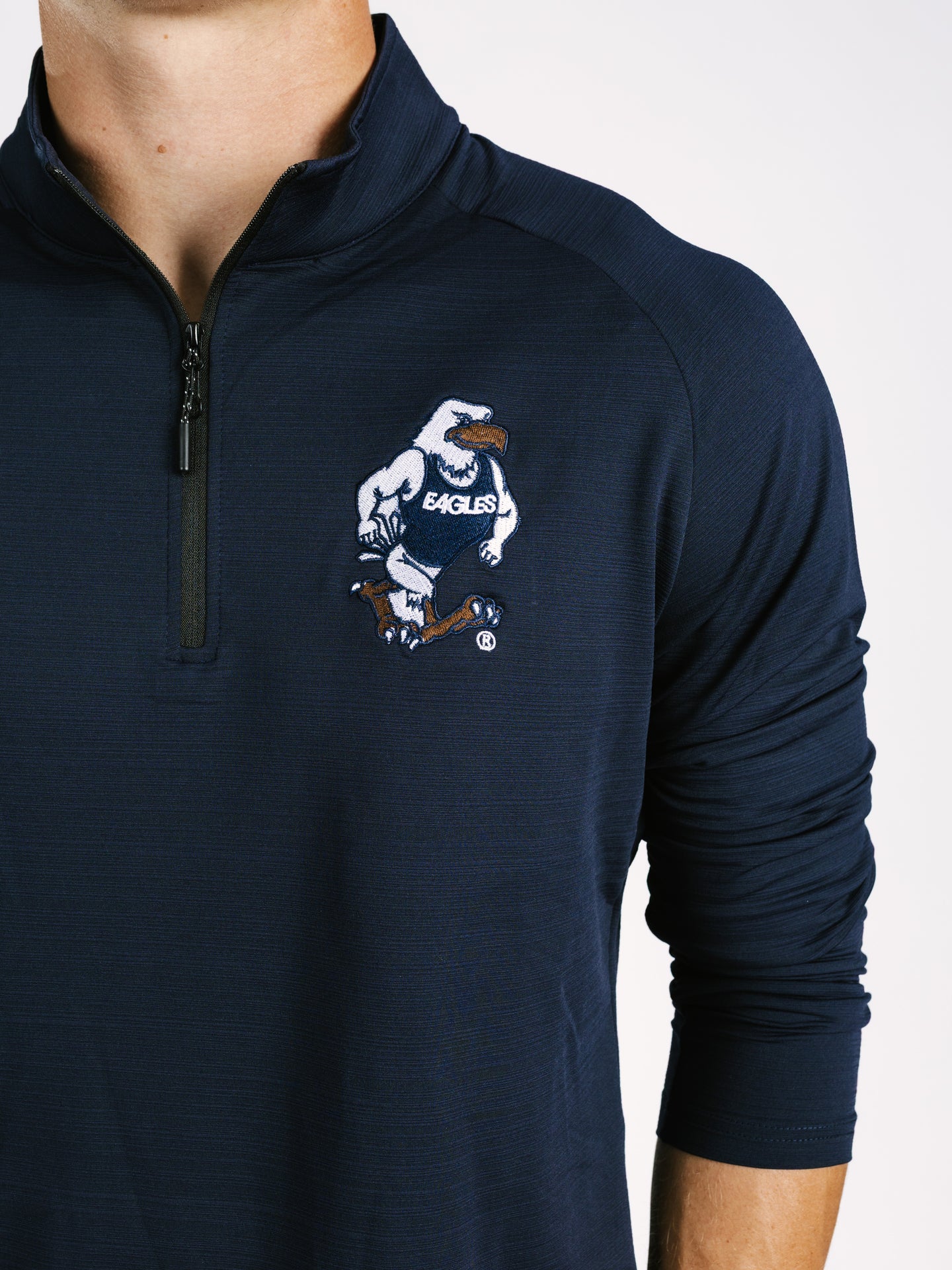 Navy Strutter Quarter Zip Pullover