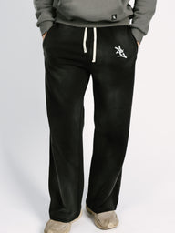 Black Acid Wash Sweatpants
