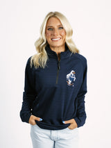 Navy Strutter Quarter Zip Pullover