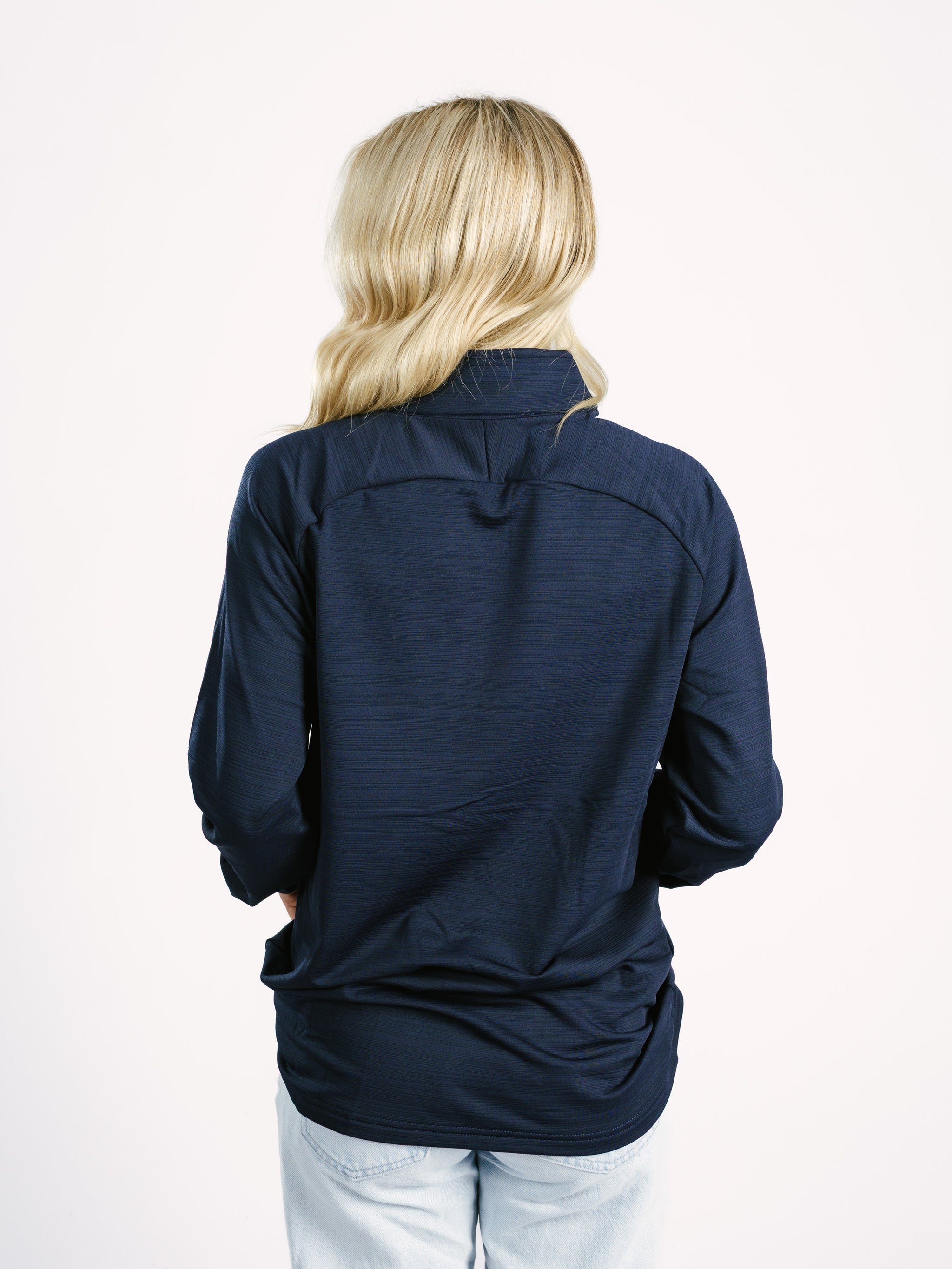 Navy Strutter Quarter Zip Pullover