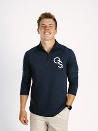 Navy GS Quarter Zip Pullover